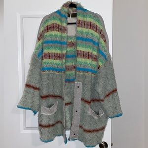 Free People Fuzzy/Cozy Cardigan
